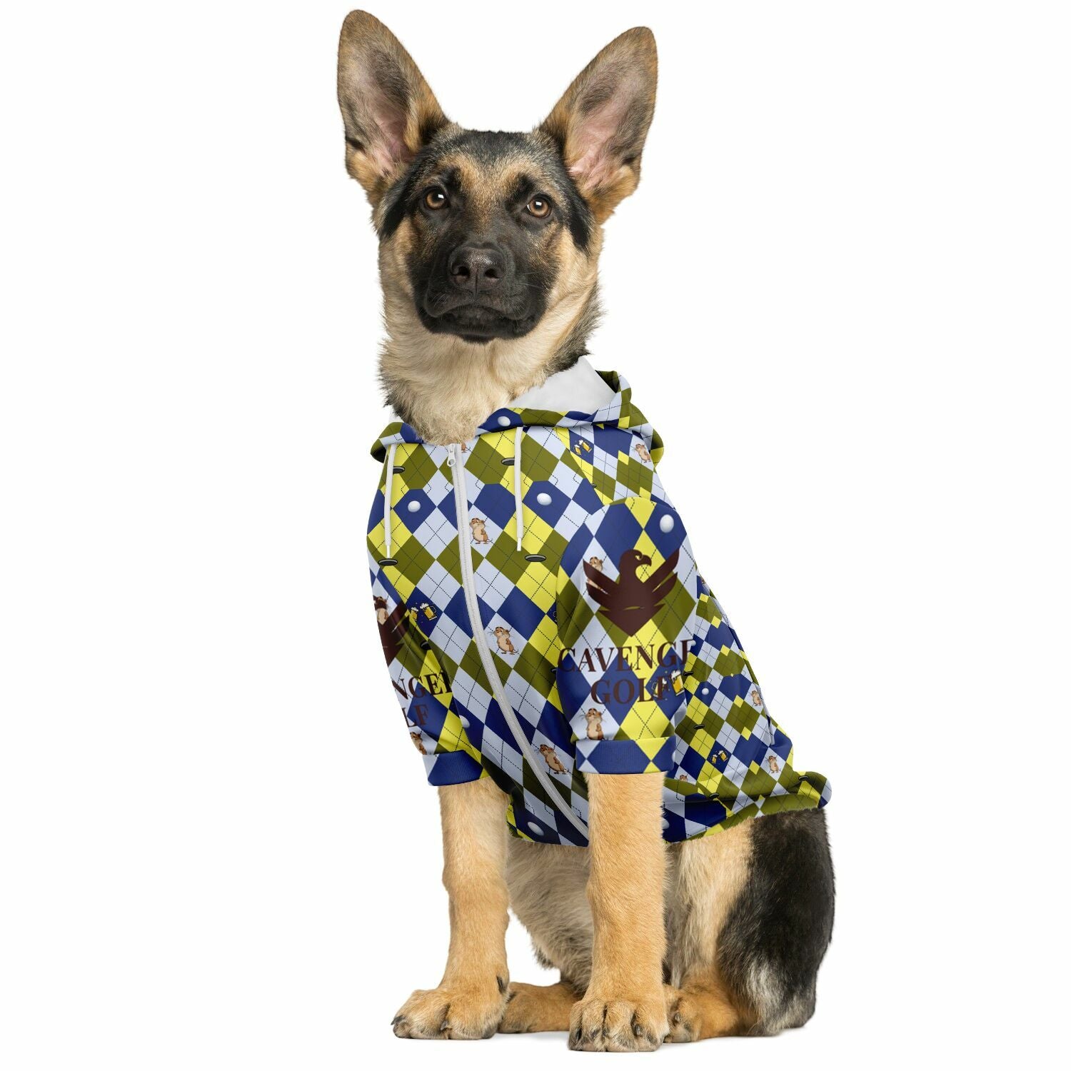 Scavenger Golf Dog Hoodie – The Hazard Hound Edition – Scavenger Golf ...