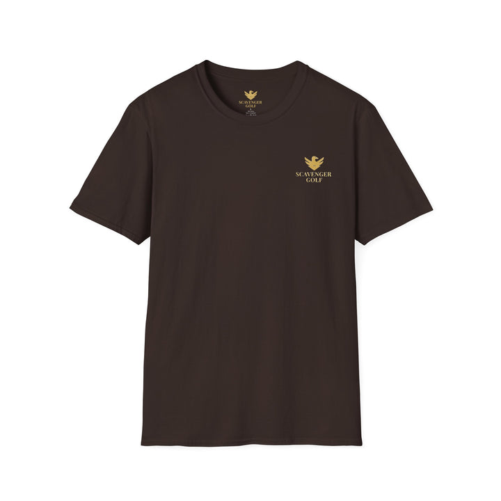 Scavenger Golf's “Son of a *+*+*!” Front 9 Disaster Club Unisex Soft style Tee