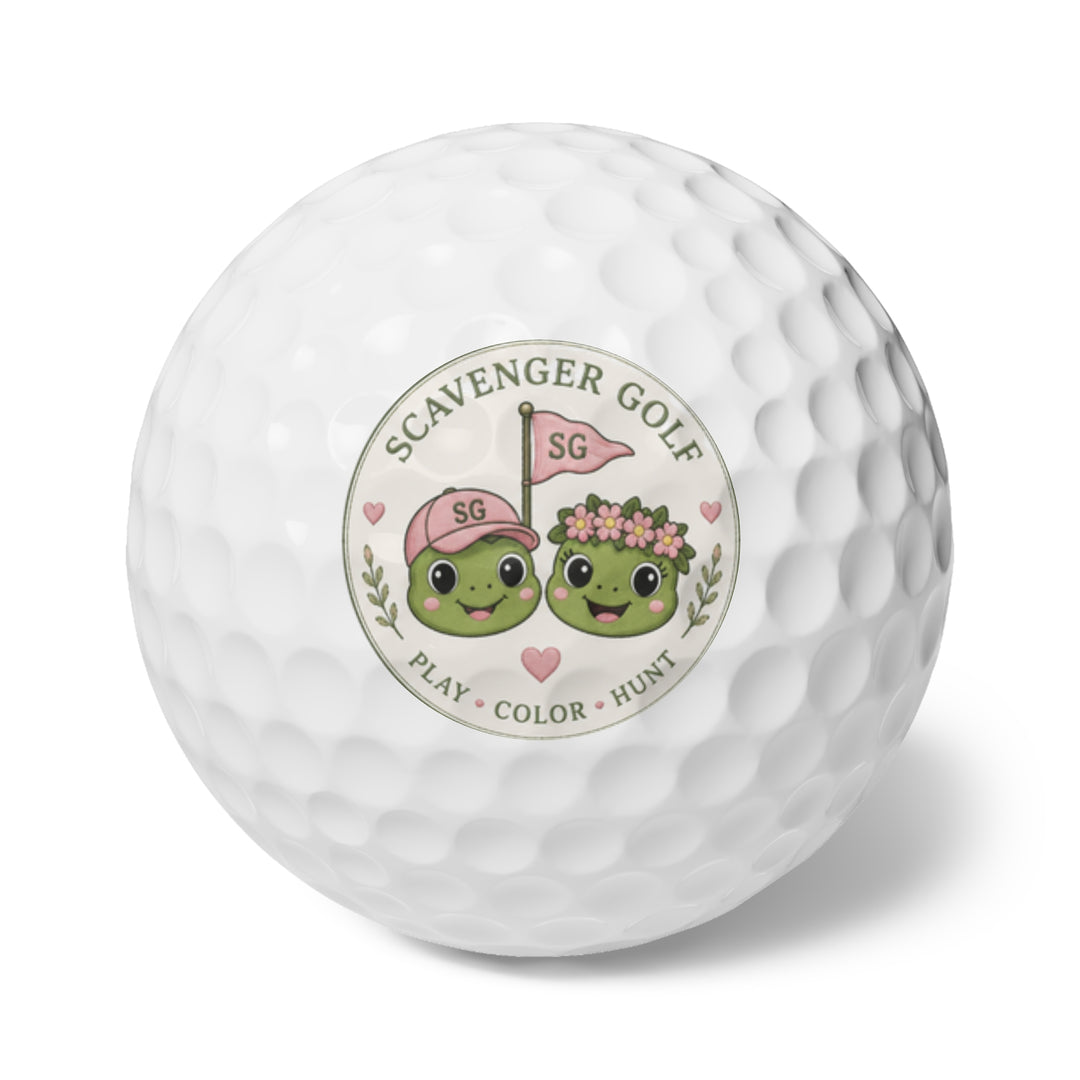 Lost Balls & Wildflowers Golf Ball Set