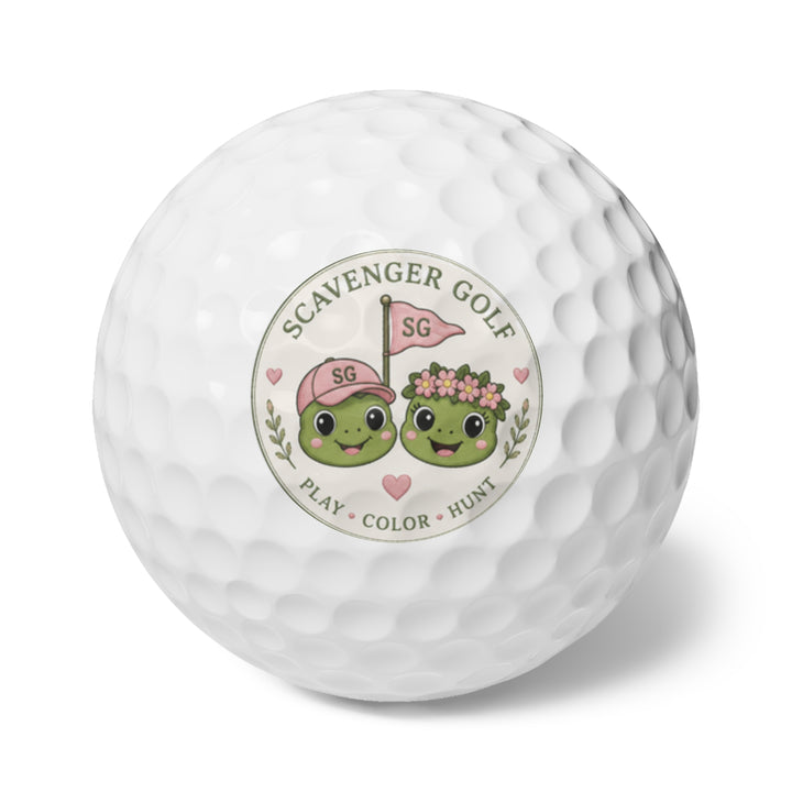 Lost Balls & Wildflowers Golf Ball Set