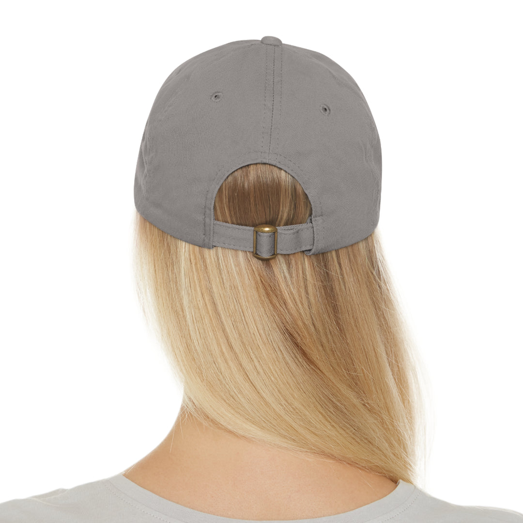 Lost Balls & Wildflowers Round Leather Patch Cap