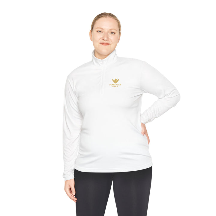 Scavenger Golf Unisex Quarter-Zip Pullover – Lightweight, Moisture-Wicking, and Perfect On or Off the Course