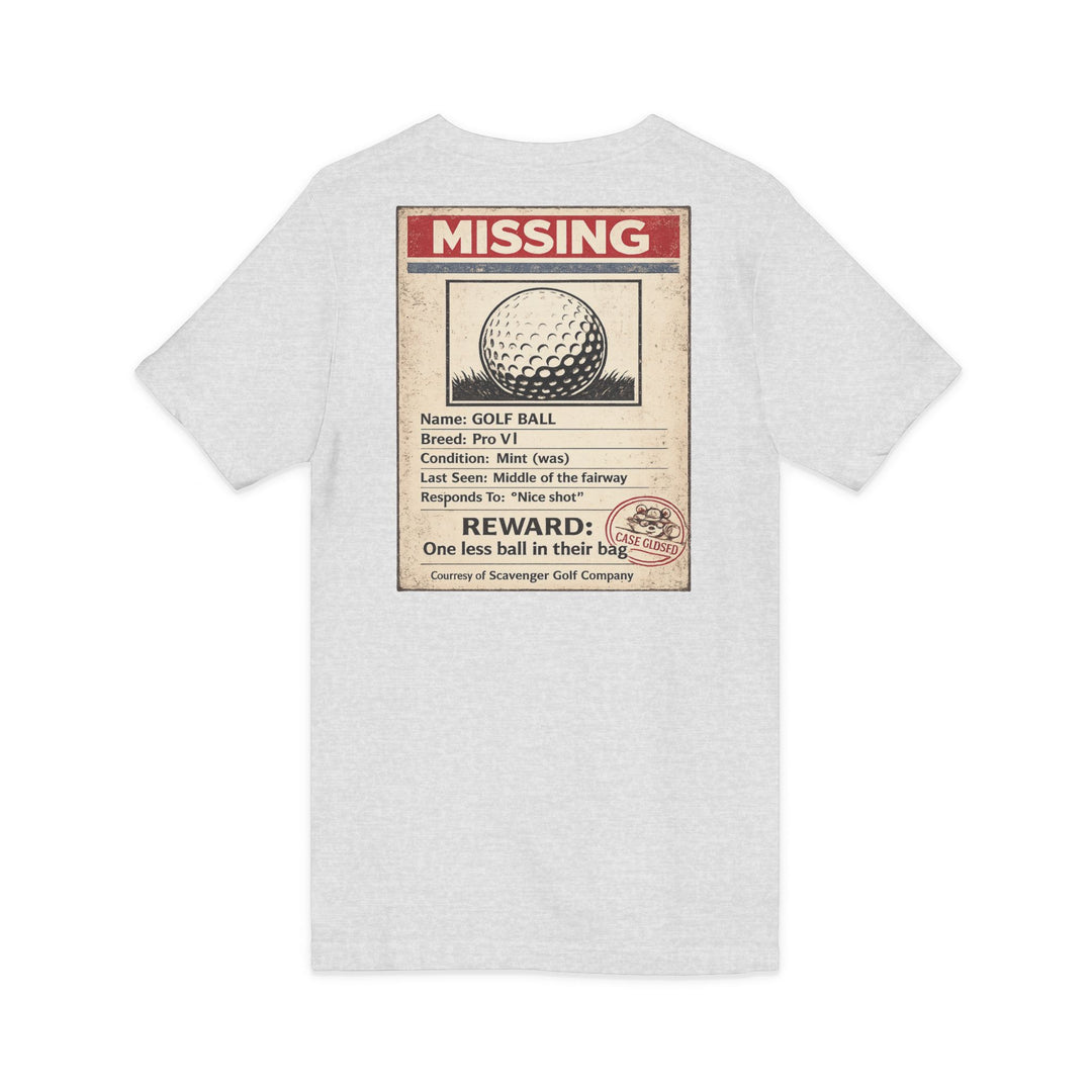 Scavenger Golf’s Lost Ball Case Files – Women’s V-Neck Tee