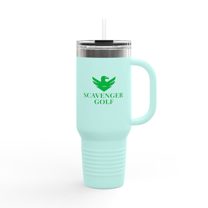 Scavenger Golf CLASSIC LOGO 40oz Insulated Travel Mug – Stainless Steel, Spill-Proof, Hot & Cold All-Day Hydration