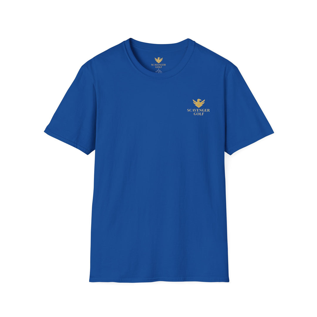 Scavenger Golf's “Son of a *+*+*!” Front 9 Disaster Club Unisex Soft style Tee