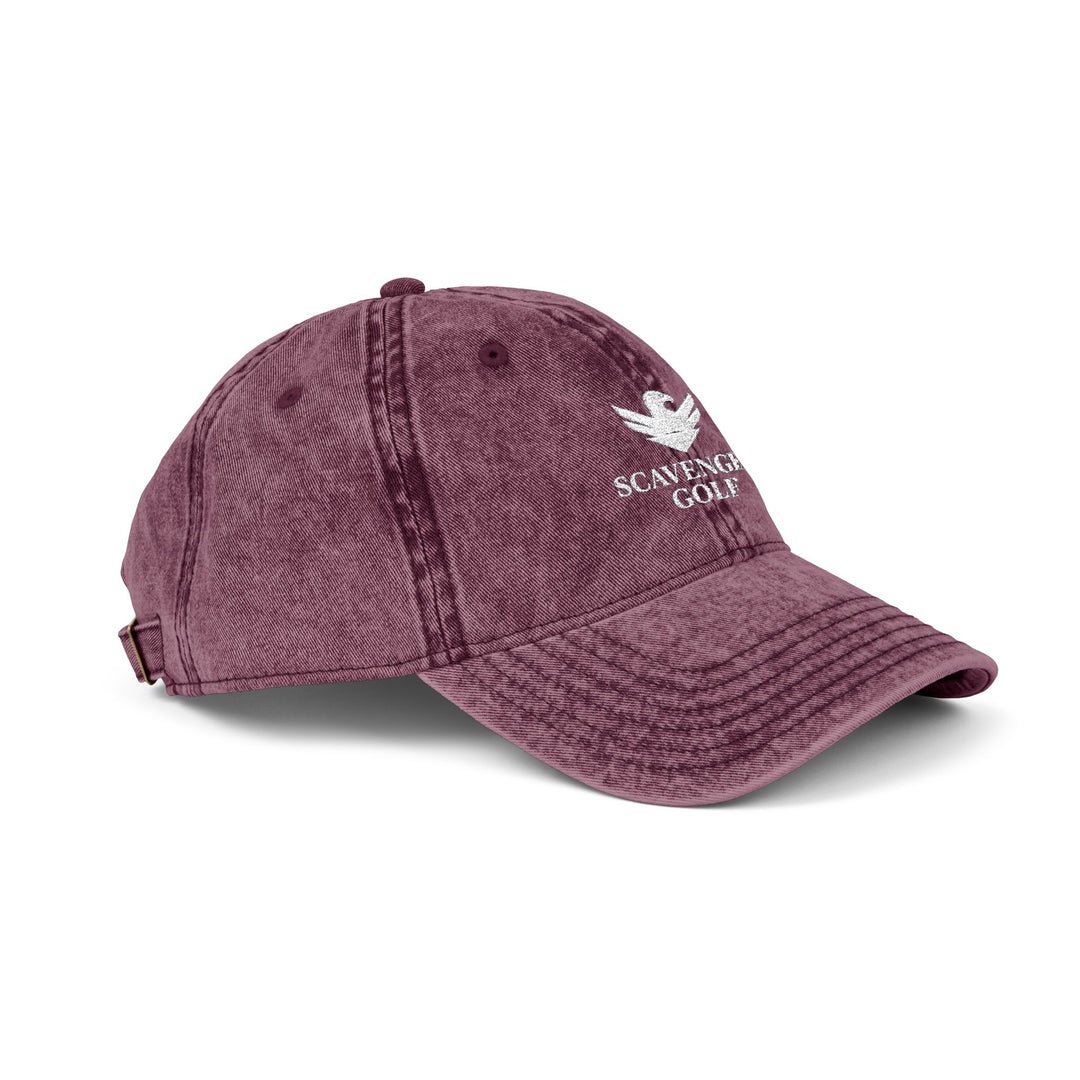 Vintage Cotton Twill Hat by Scavenger Golf | Adjustable, Washed-Out Look