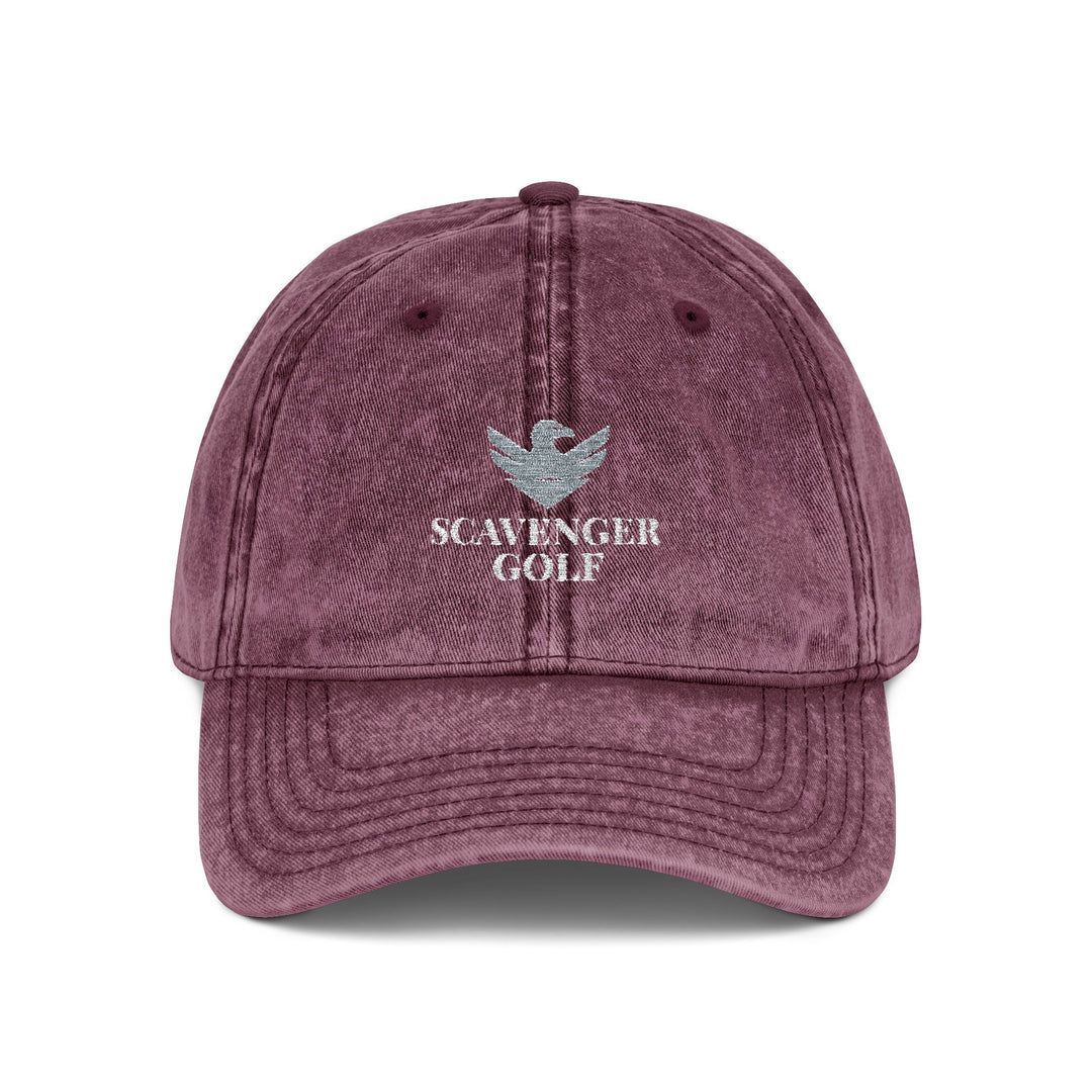 Vintage Cotton Twill Hat by Scavenger Golf | Adjustable, Washed-Out Look