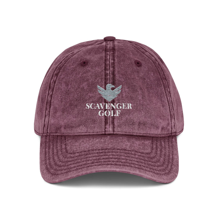Vintage Cotton Twill Hat by Scavenger Golf | Adjustable, Washed-Out Look
