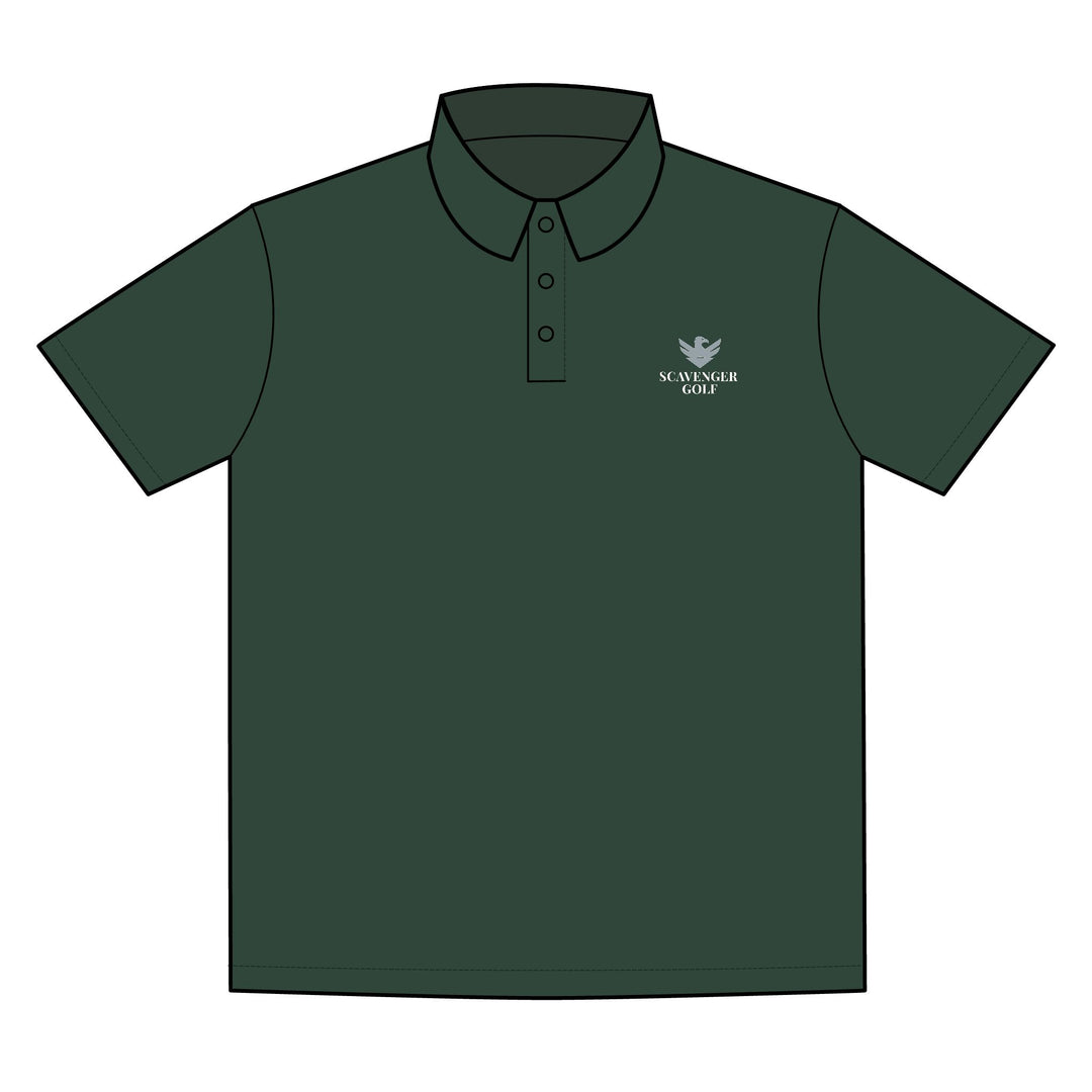 Scavenger Golf Polo – 100% Polyester, Lightweight, Wrinkle-Resistant, All-Day Comfort