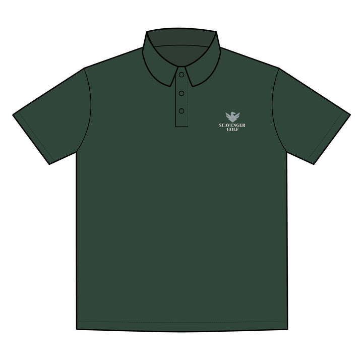 Scavenger Golf Polo – 100% Polyester, Lightweight, Wrinkle-Resistant, All-Day Comfort
