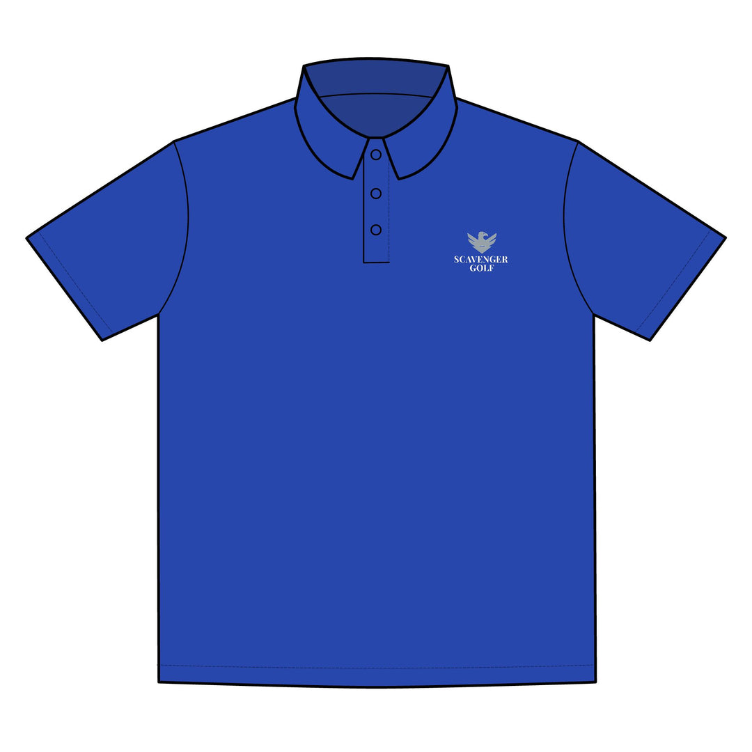 Scavenger Golf Polo – 100% Polyester, Lightweight, Wrinkle-Resistant, All-Day Comfort
