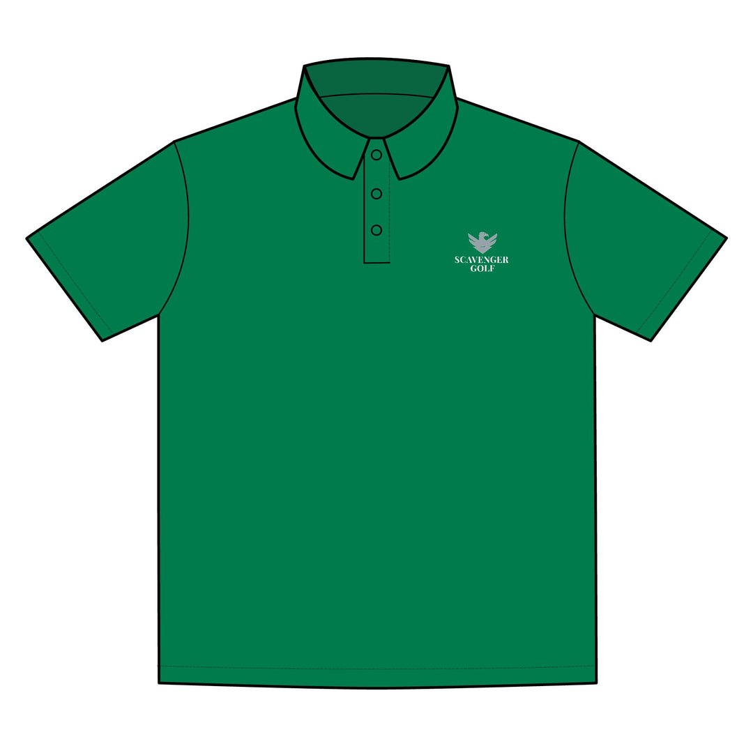 Scavenger Golf Polo – 100% Polyester, Lightweight, Wrinkle-Resistant, All-Day Comfort