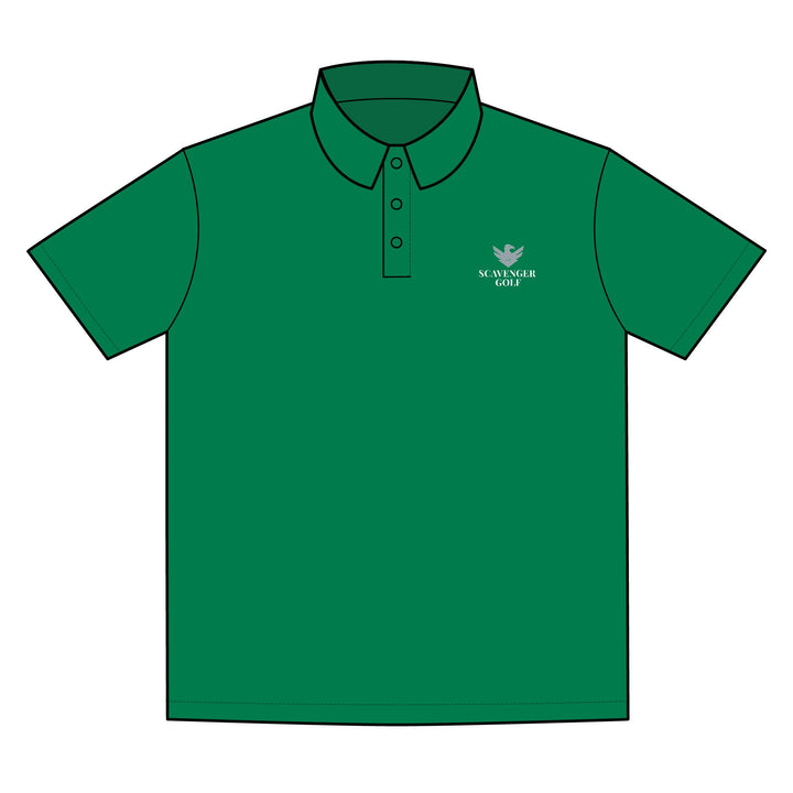 Scavenger Golf Polo – 100% Polyester, Lightweight, Wrinkle-Resistant, All-Day Comfort