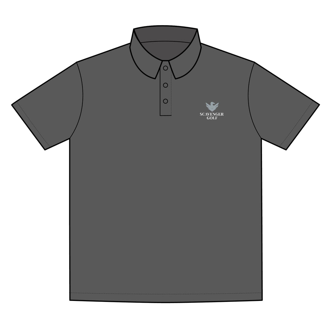 Scavenger Golf Polo – 100% Polyester, Lightweight, Wrinkle-Resistant, All-Day Comfort