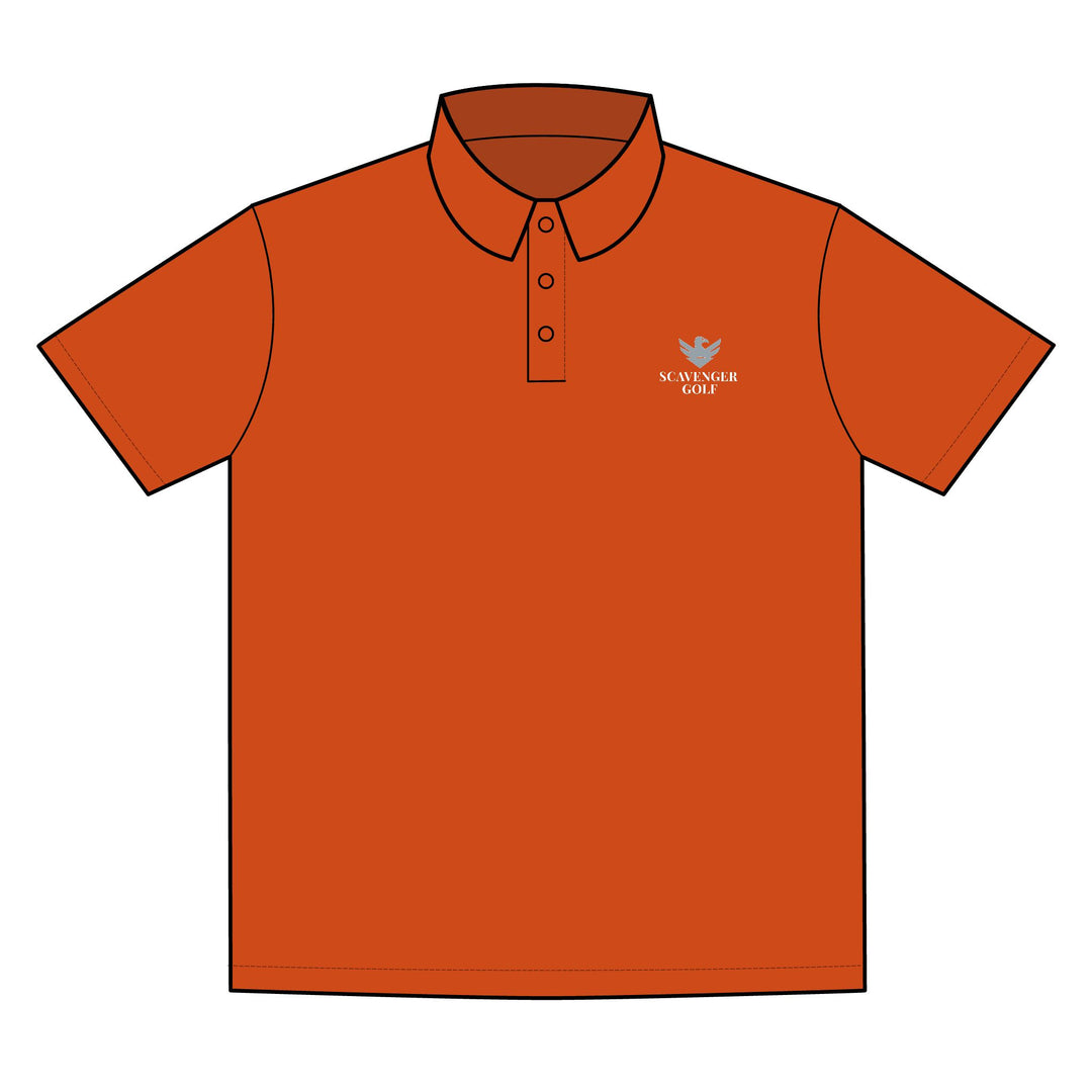 Scavenger Golf Polo – 100% Polyester, Lightweight, Wrinkle-Resistant, All-Day Comfort