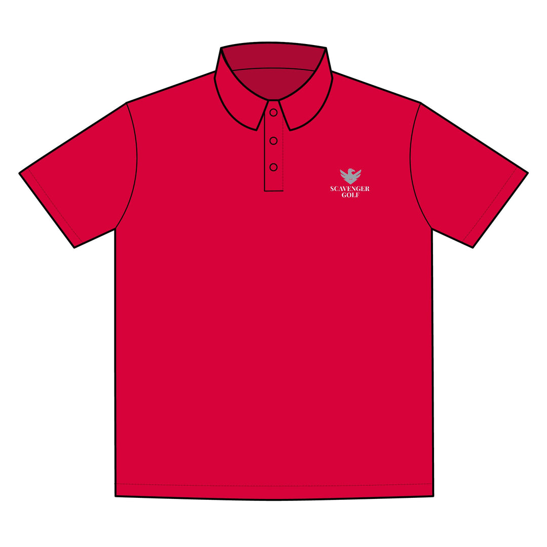 Scavenger Golf Polo – 100% Polyester, Lightweight, Wrinkle-Resistant, All-Day Comfort