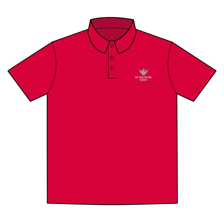 Scavenger Golf Polo – 100% Polyester, Lightweight, Wrinkle-Resistant, All-Day Comfort