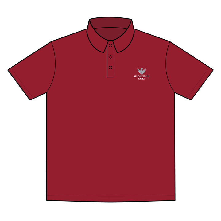 Scavenger Golf Polo – 100% Polyester, Lightweight, Wrinkle-Resistant, All-Day Comfort