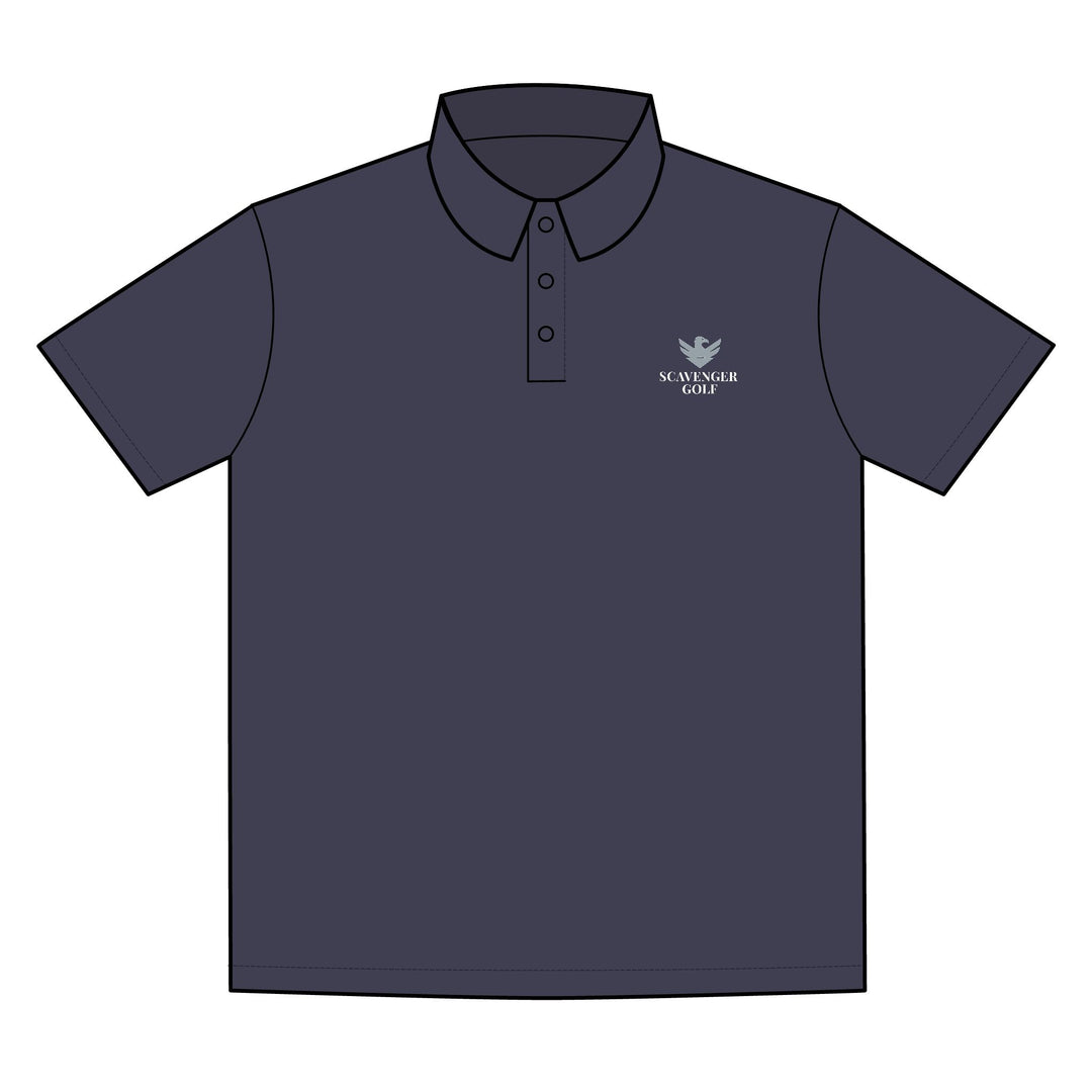Scavenger Golf Polo – 100% Polyester, Lightweight, Wrinkle-Resistant, All-Day Comfort