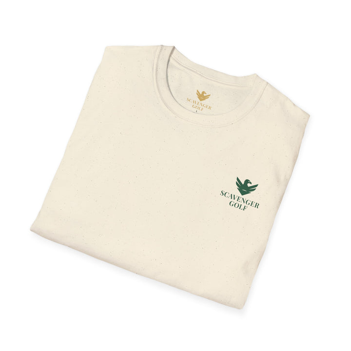 Scavenger Golf's “Son of a *+*+*!” Front 9 Disaster Club Unisex Soft style Tee