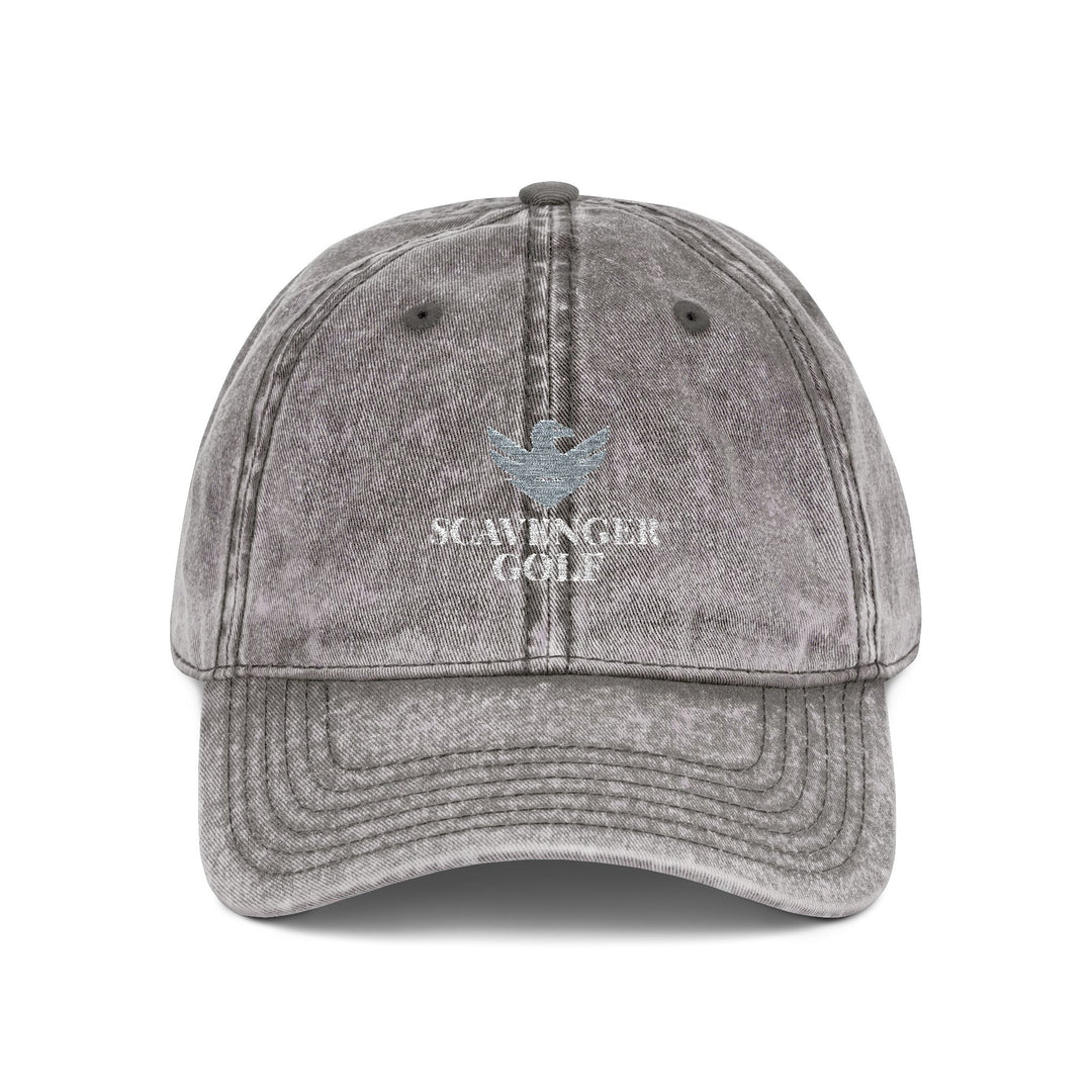 Vintage Cotton Twill Hat by Scavenger Golf | Adjustable, Washed-Out Look