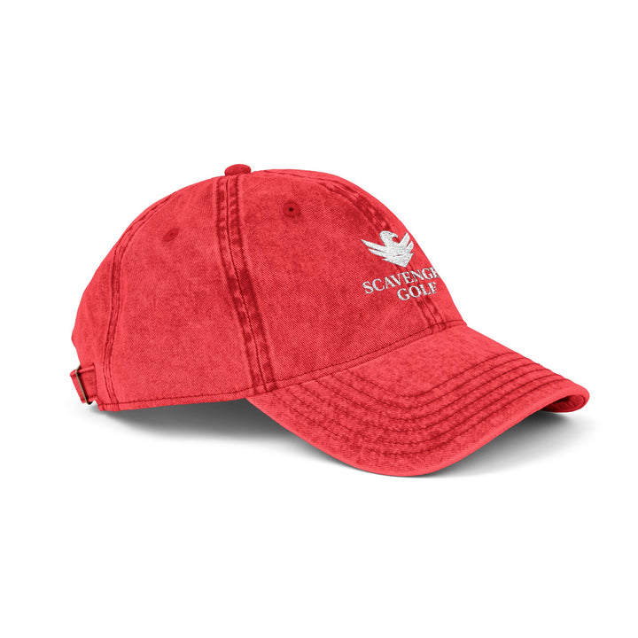 Vintage Cotton Twill Hat by Scavenger Golf | Adjustable, Washed-Out Look