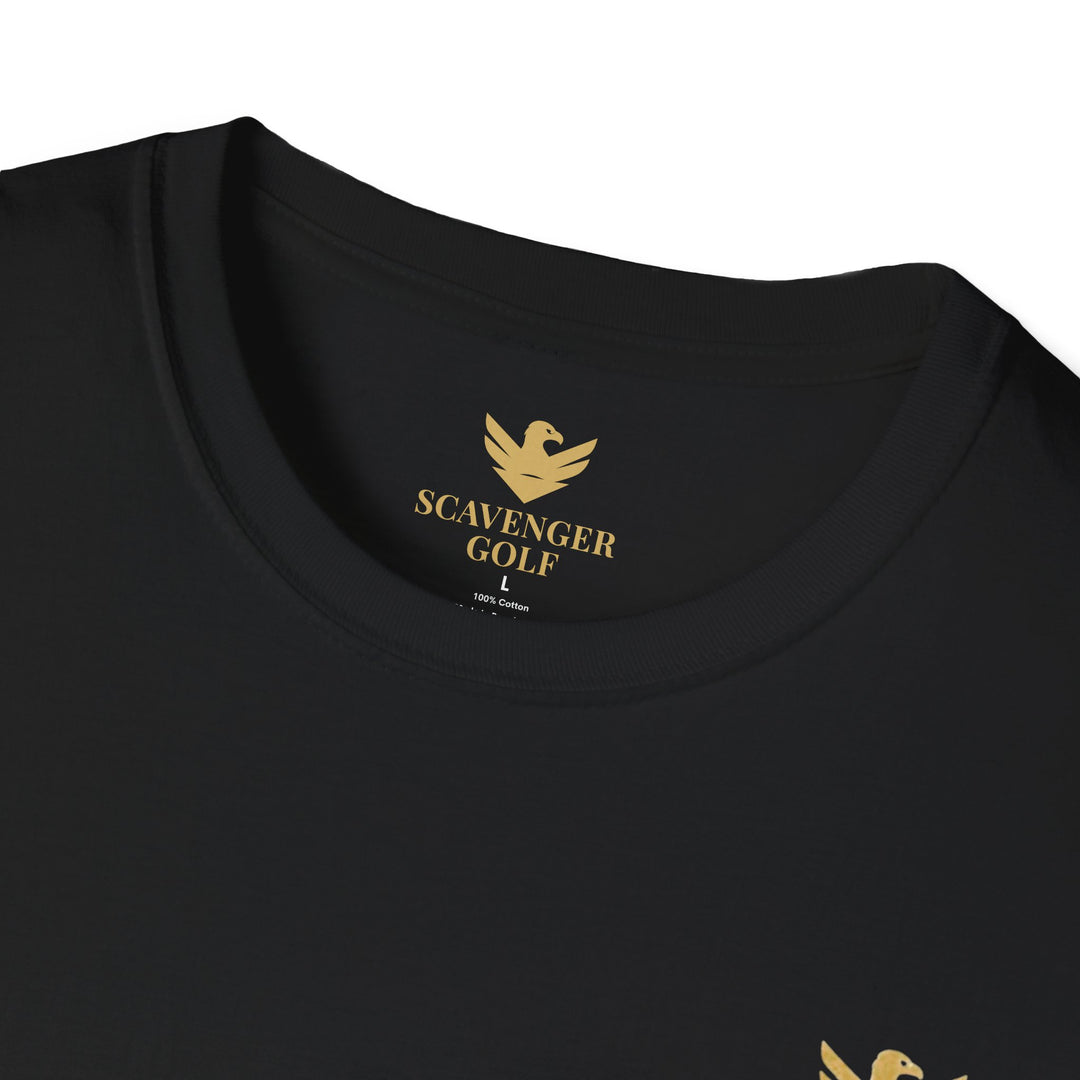 Scavenger Golf's “Son of a *+*+*!” Front 9 Disaster Club Unisex Soft style Tee