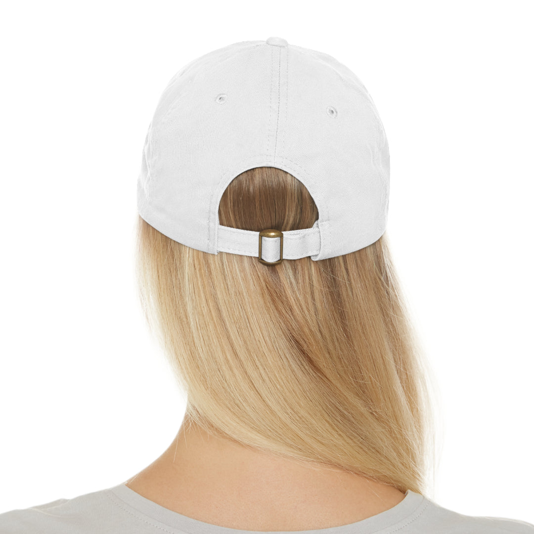 Lost Balls & Wildflowers Round Leather Patch Cap
