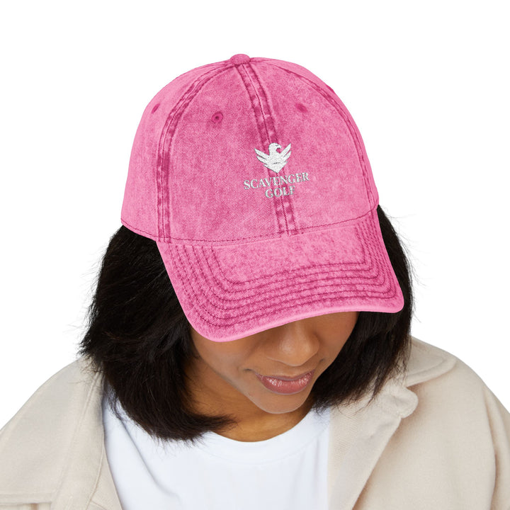 Vintage Cotton Twill Hat by Scavenger Golf | Adjustable, Washed-Out Look