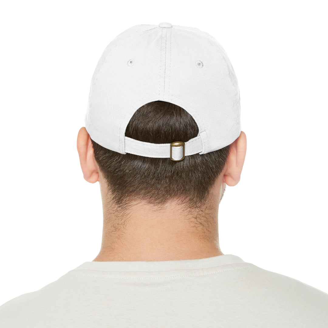 Lost Balls & Wildflowers Round Leather Patch Cap