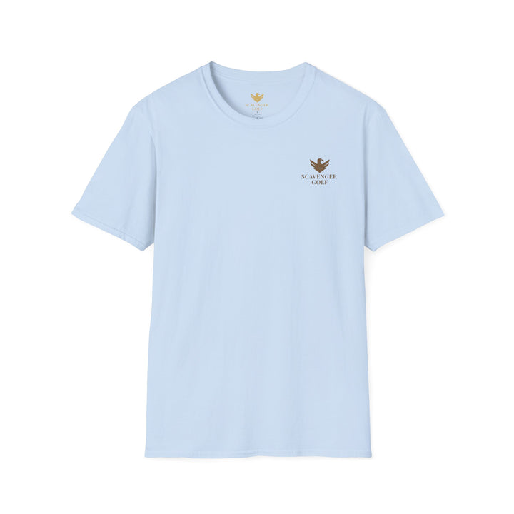 Scavenger Golf's “Son of a *+*+*!” Front 9 Disaster Club Unisex Soft style Tee