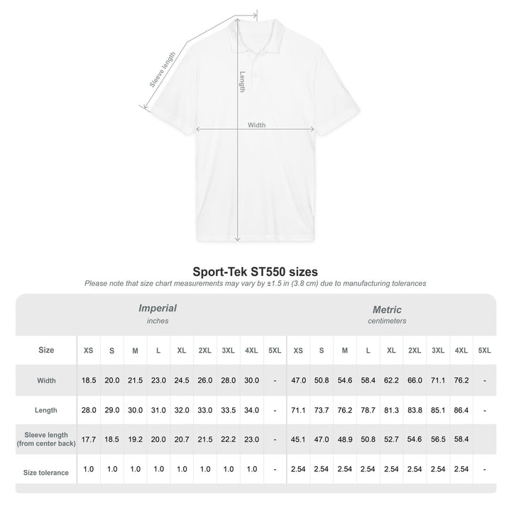 'Hazard Hank' Crest Embroidered Performance Polo by Scavenger Golf