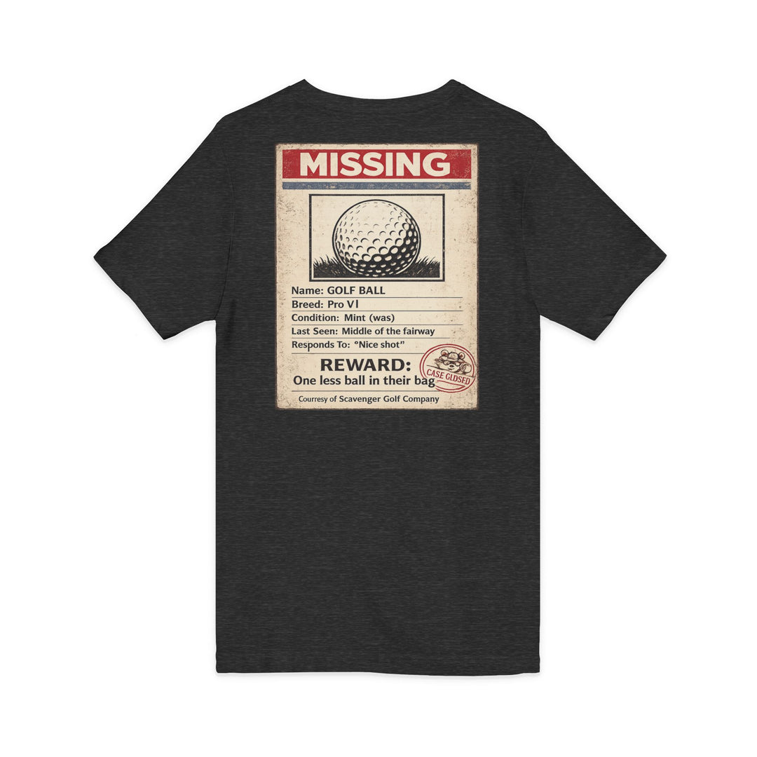 Scavenger Golf’s Lost Ball Case Files – Women’s V-Neck Tee