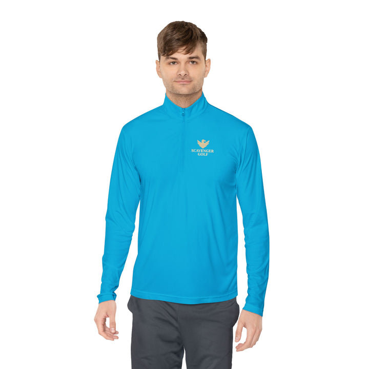 Scavenger Golf Unisex Quarter-Zip Pullover – Lightweight, Moisture-Wicking, and Perfect On or Off the Course