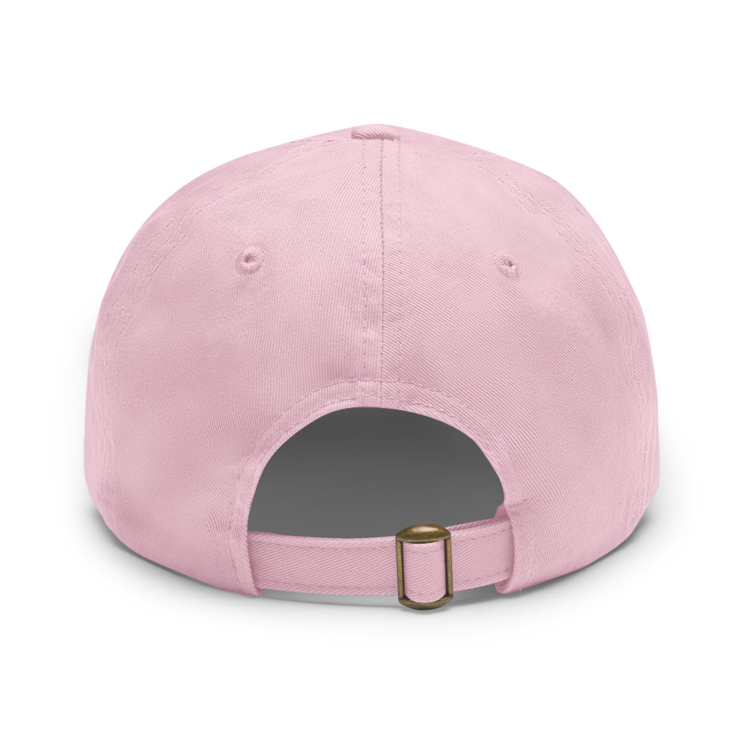Lost Balls & Wildflowers Round Leather Patch Cap