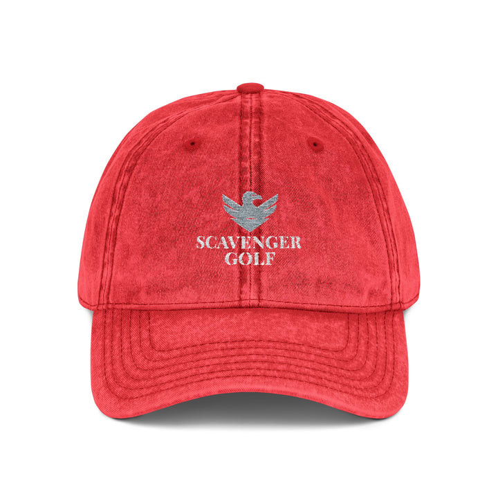 Vintage Cotton Twill Hat by Scavenger Golf | Adjustable, Washed-Out Look