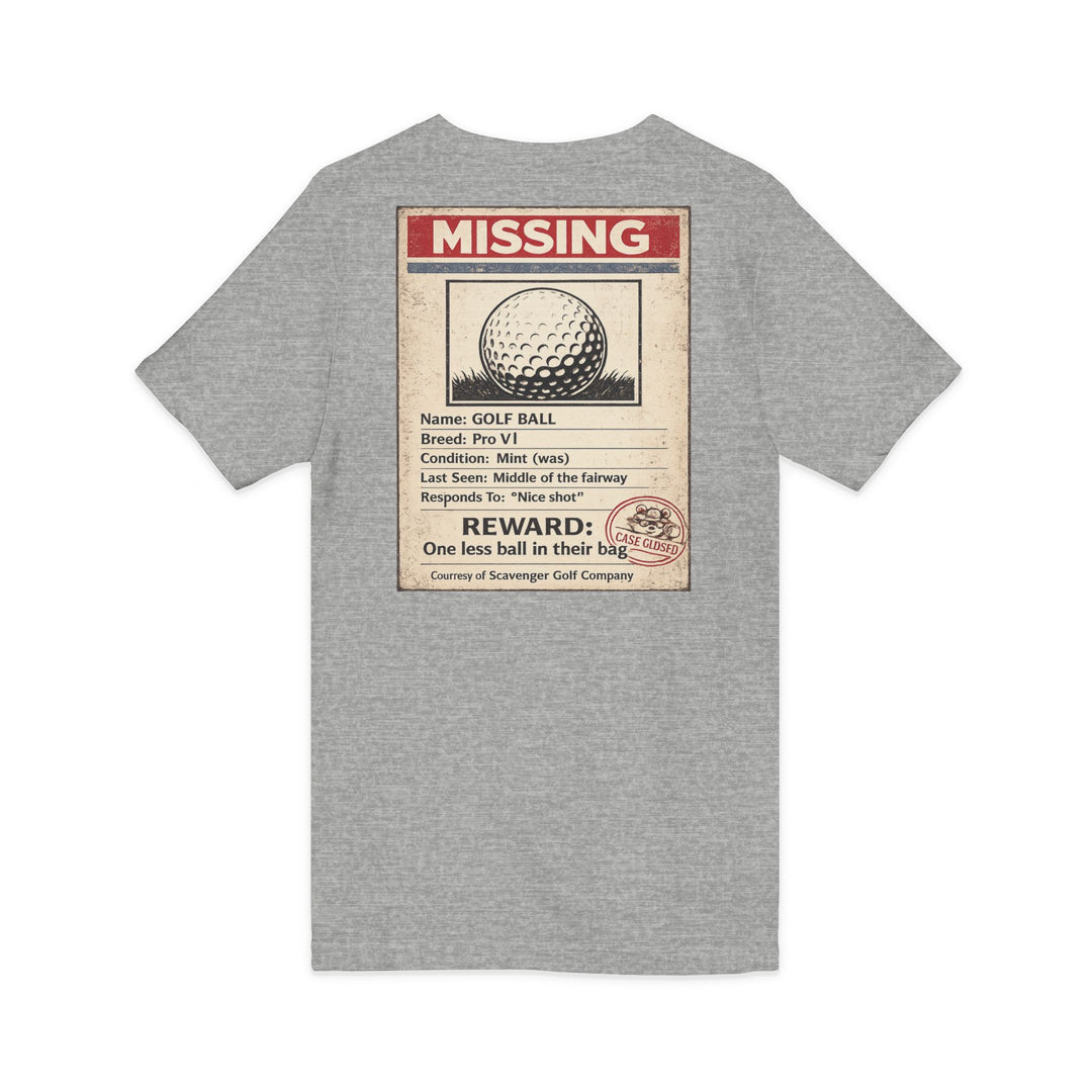 Scavenger Golf’s Lost Ball Case Files – Women’s V-Neck Tee