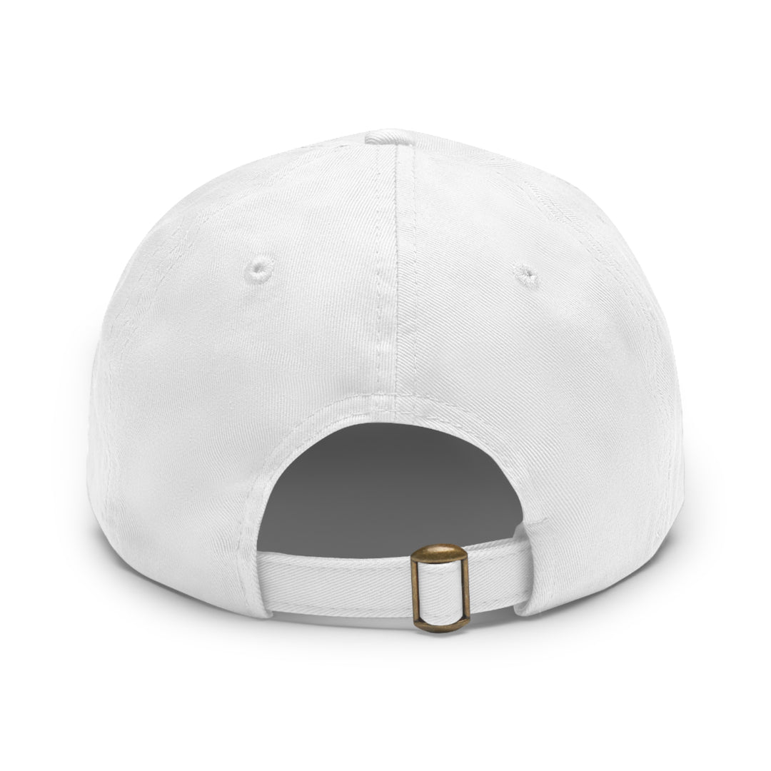 Lost Balls & Wildflowers Round Leather Patch Cap