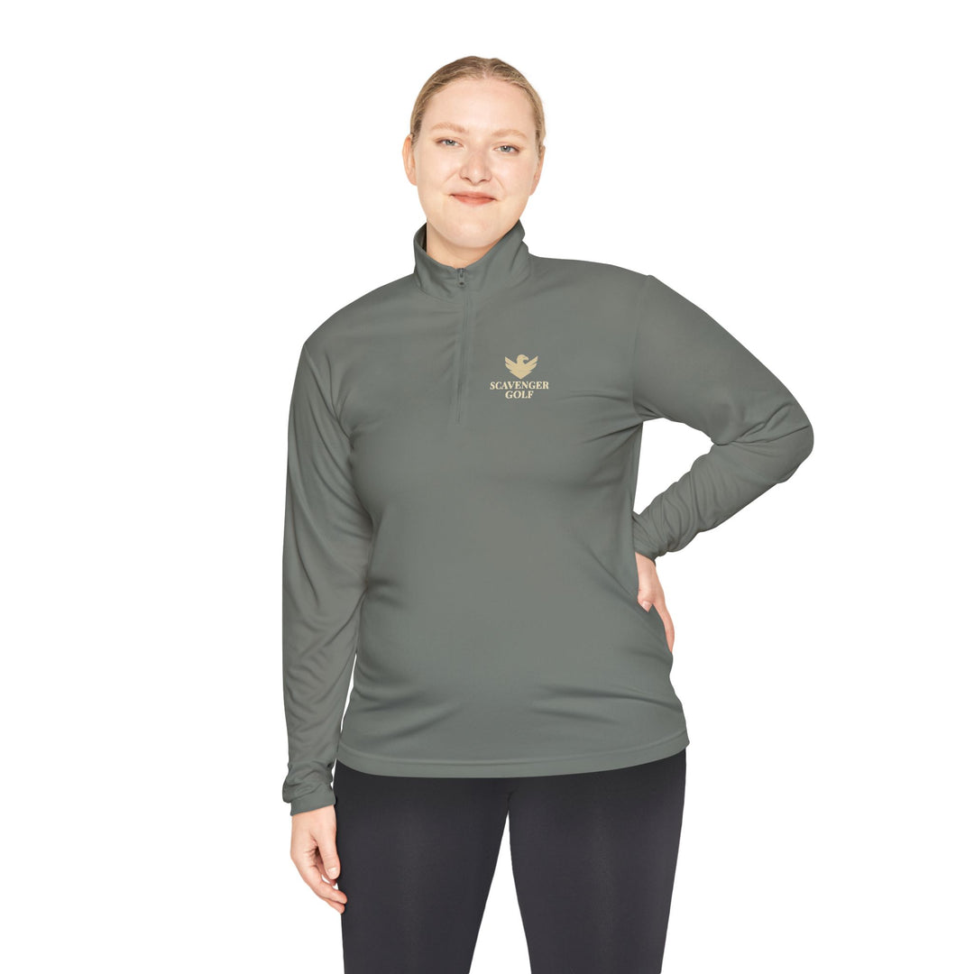 Scavenger Golf Unisex Quarter-Zip Pullover – Lightweight, Moisture-Wicking, and Perfect On or Off the Course
