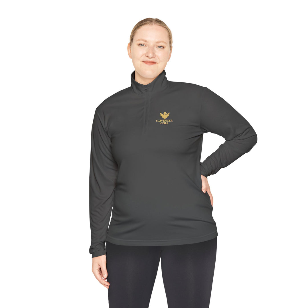 Scavenger Golf Unisex Quarter-Zip Pullover – Lightweight, Moisture-Wicking, and Perfect On or Off the Course