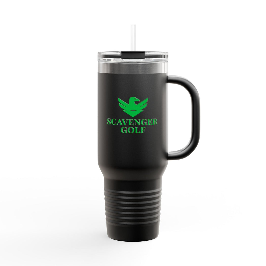 Scavenger Golf CLASSIC LOGO 40oz Insulated Travel Mug – Stainless Steel, Spill-Proof, Hot & Cold All-Day Hydration