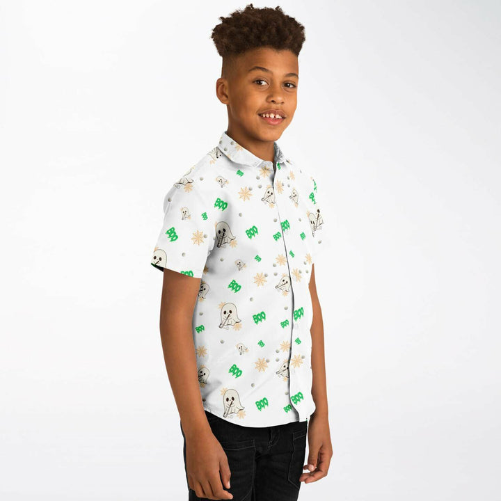 Fore-Boo! Kids Halloween Golf Shirt