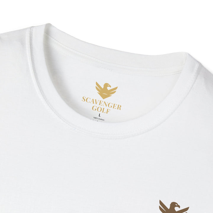 Scavenger Golf's “Son of a *+*+*!” Front 9 Disaster Club Unisex Soft style Tee