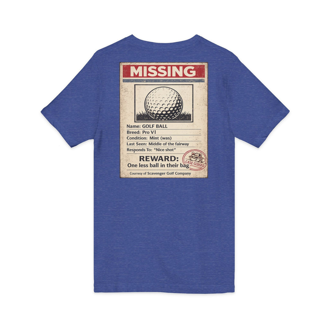 Scavenger Golf’s Lost Ball Case Files – Women’s V-Neck Tee