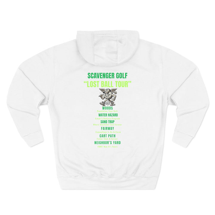 Scavenger Golf Three-Panel Fleece Hoodie – Lost Ball Tour