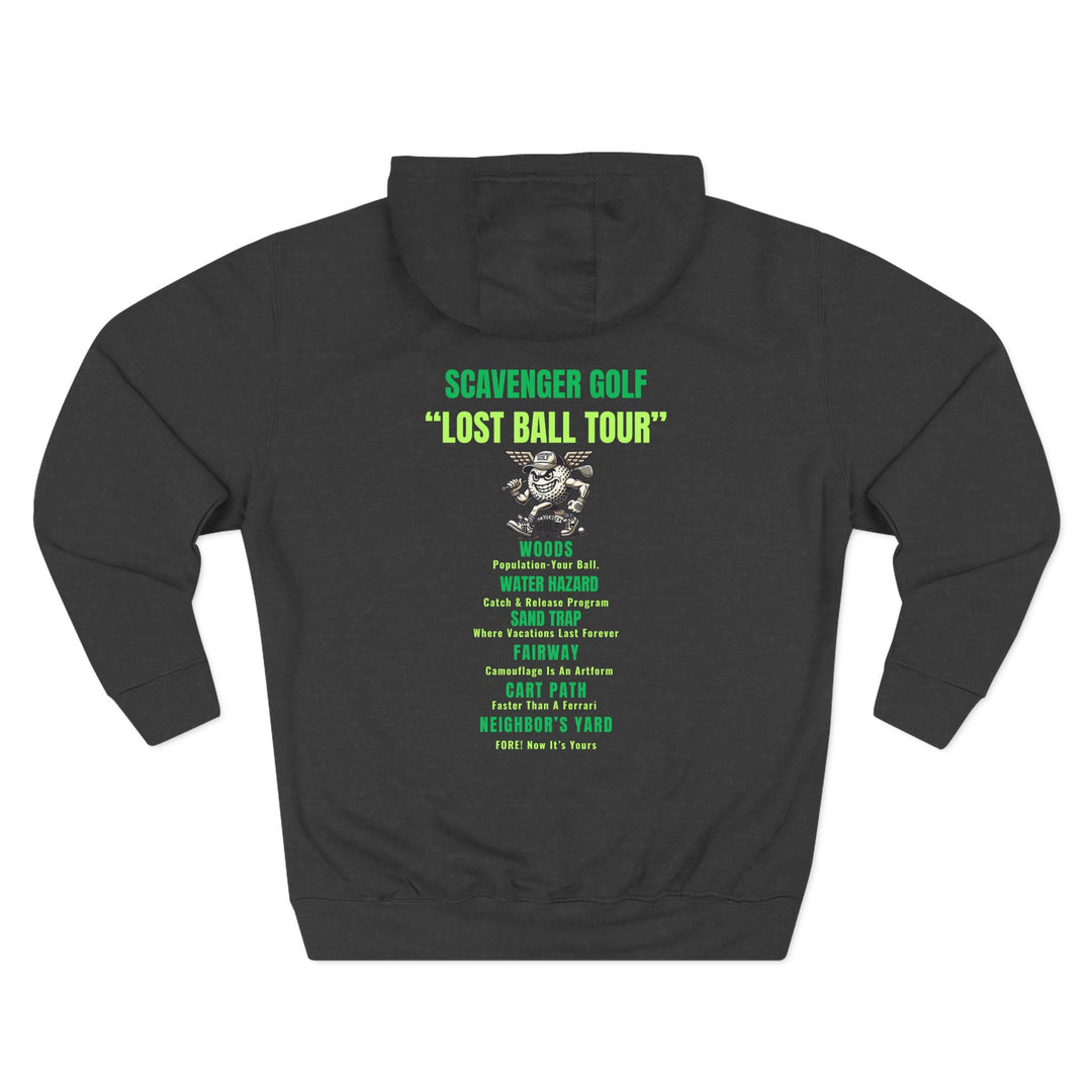 Scavenger Golf Three-Panel Fleece Hoodie – Lost Ball Tour