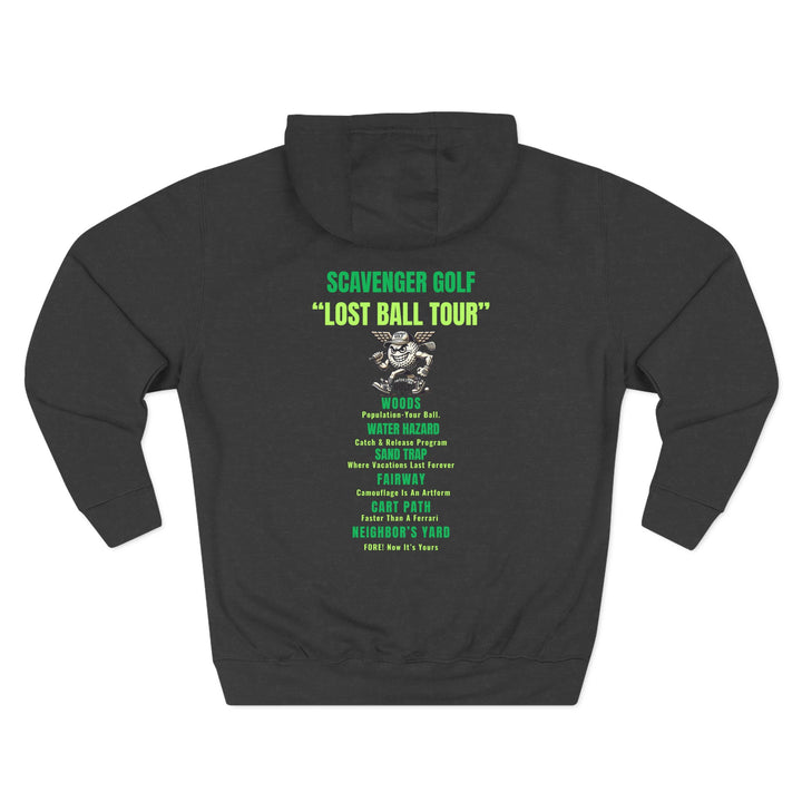 Scavenger Golf Three-Panel Fleece Hoodie – Lost Ball Tour