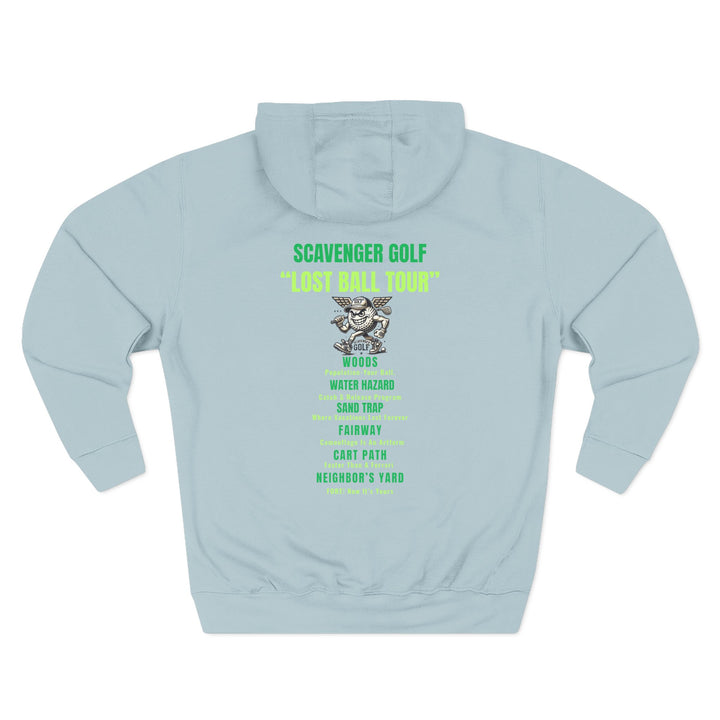 Scavenger Golf Three-Panel Fleece Hoodie – Lost Ball Tour