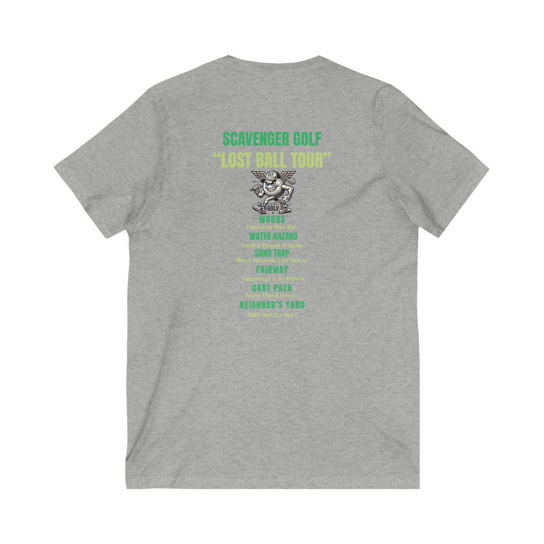 Lost Ball Tour V-Neck Tee – Scavenger Golf
