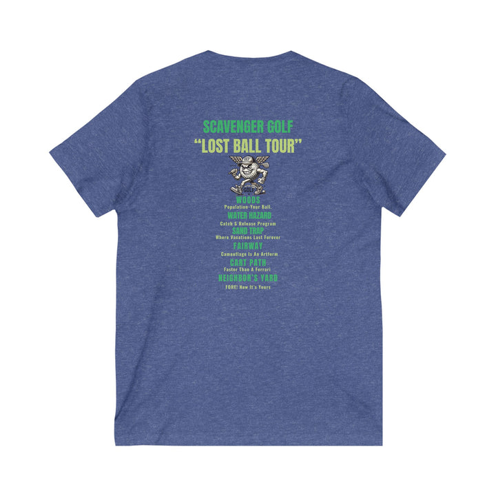 Lost Ball Tour V-Neck Tee – Scavenger Golf